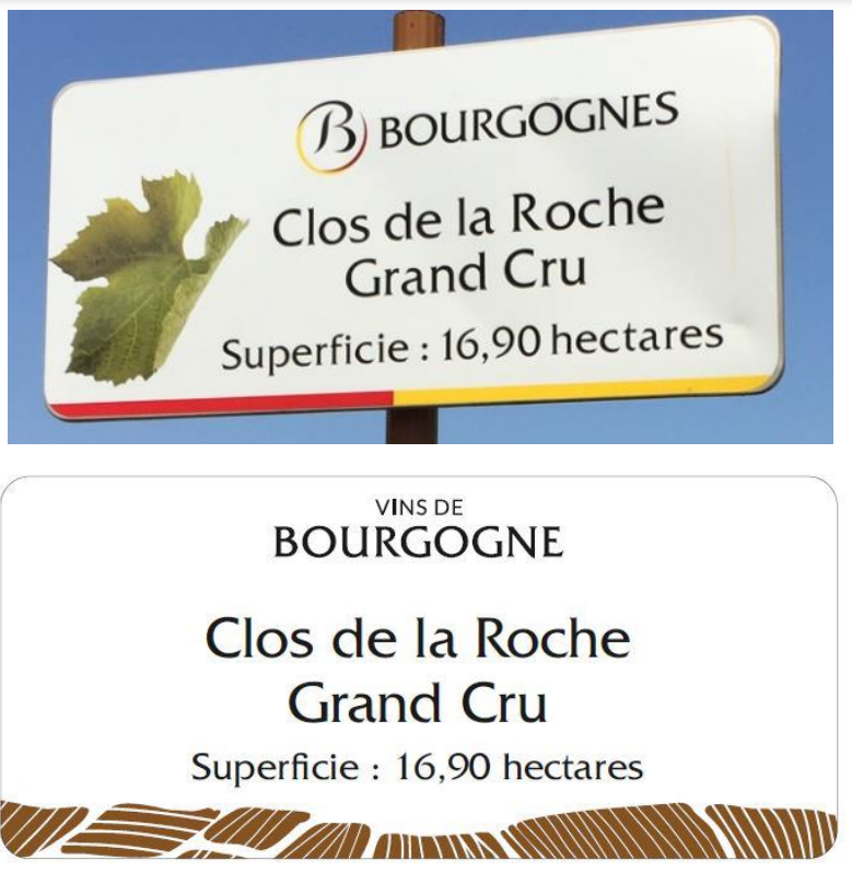 panneaux vins Bourgogne